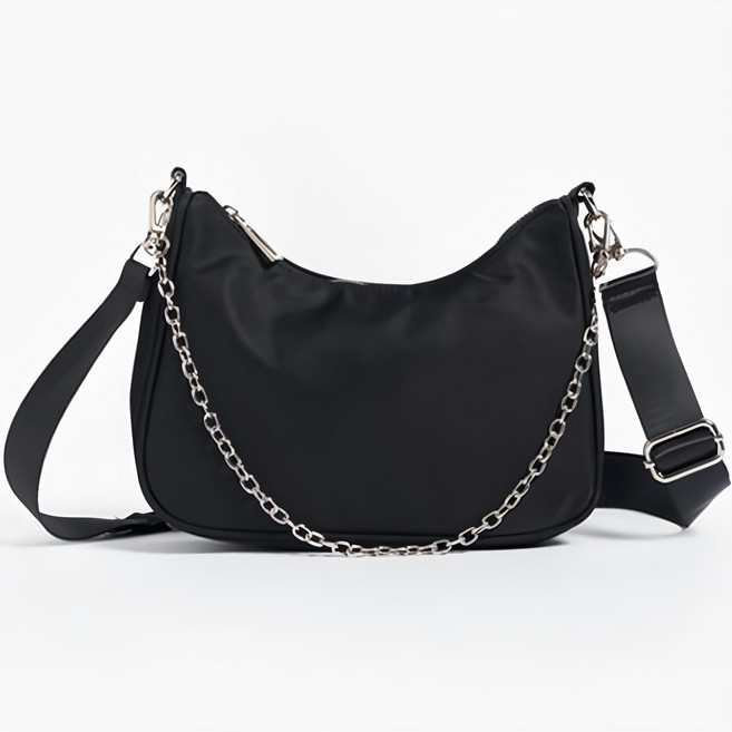 JEBALLOT 女性 Ethlin 新月包 黑色