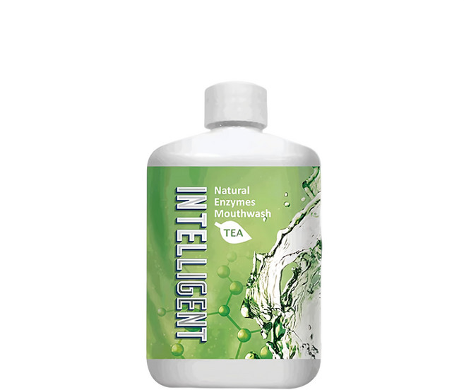 INTELLIGENT 因特力淨酵素漱口水 清新茶香, 300ml, 1瓶