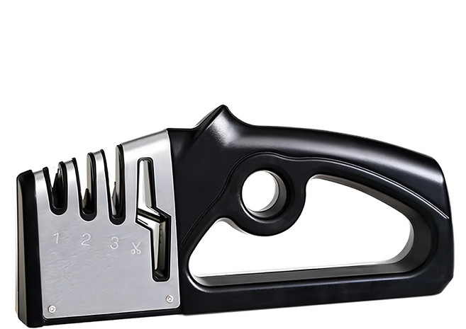 E.City 多功能4合1菜刀/剪刀磨刀器, 1個