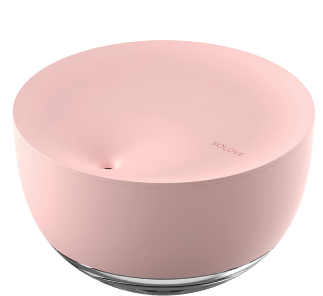Solove 素樂 桌面加濕器 140 x 140 x 77.8mm 500ml, 海仙粉, H1
