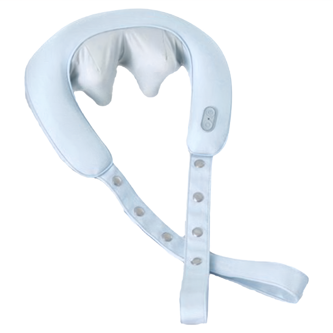 FUJI 按摩椅 芷柔 3D無線按摩器 FE-547 2種按摩模式 一鍵快速切換, 水藍色