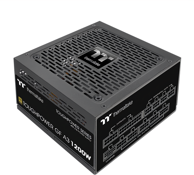 thermaltake 曜越 Toughpower 越南製 GF A3 1200W 金牌 全模主日雙八 不發光 美規, ATX3.0 PCIE 5.0, 1個