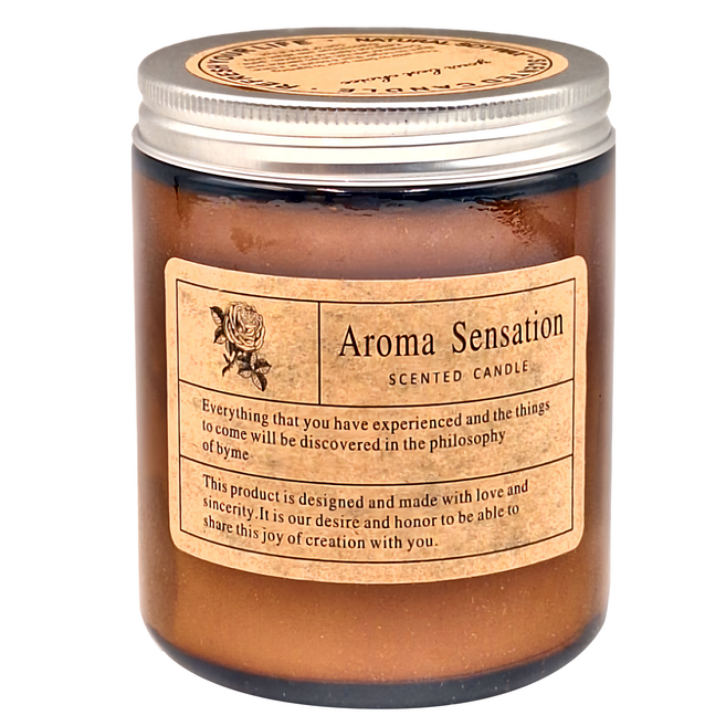 Aroma Sensation 棕瓶香氛蠟燭, 天堂梔子花, 200g, 1罐