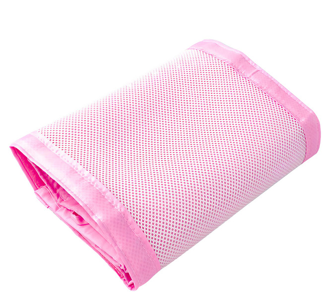 OhBabyLying 讓寶寶躺躺 嬰兒床透氣床圍, 粉紅色