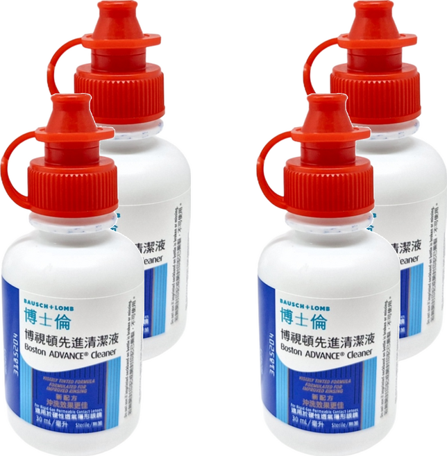 BAUSCH LOMB 博士倫 Boston博視頓清潔液, 30ml, 4瓶