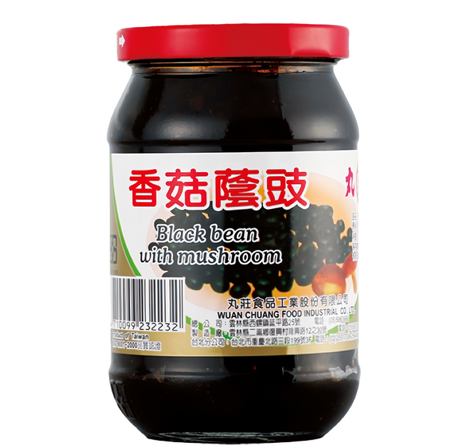 丸莊醬油 香菇蔭豉, 380g, 1罐