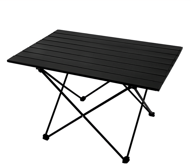 鋁合金露營折疊桌, 黑色