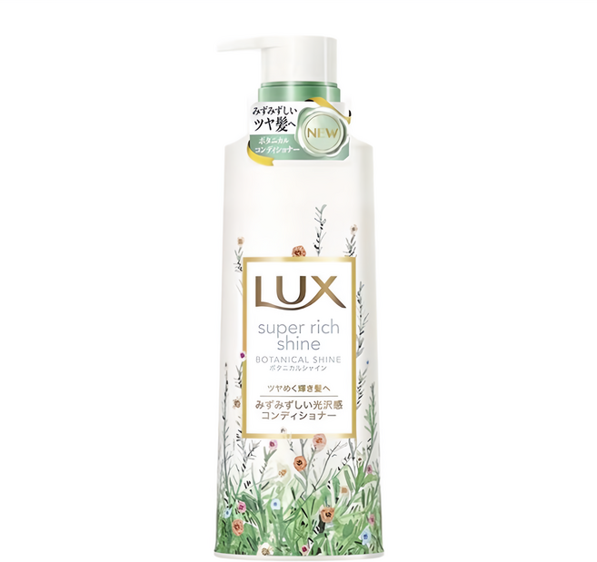 LUX 麗仕 SUPER RICH SHINE 植物精華亮澤潤髮乳, 430g, 1瓶