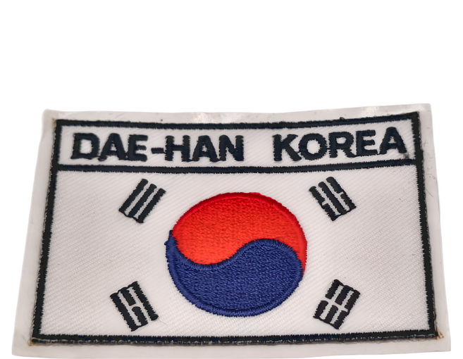 A-ONE 匯旺 國旗刺繡布貼 1.5g, 南韓, 1個