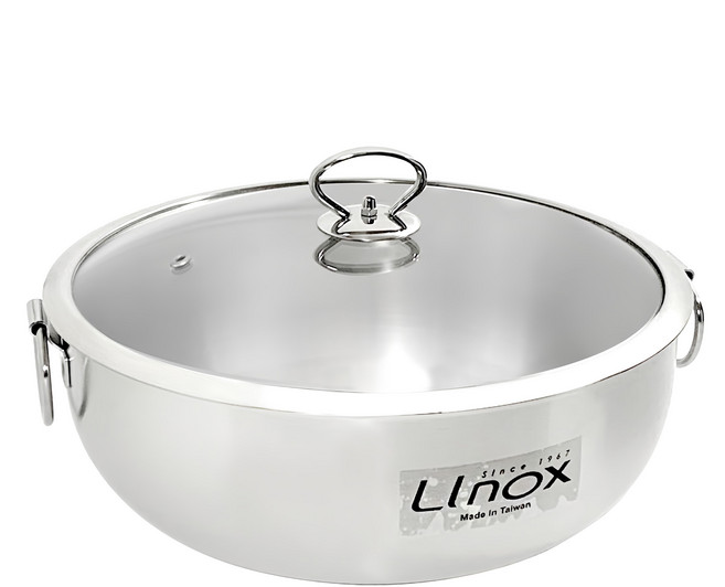 LInox 廚之坊 316盆菜鍋, 30cm, 1個, Silver