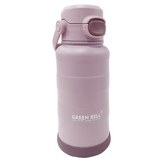 Green Bell 綠貝 316陶瓷靡顏保溫杯 附吸管 保溫保冷, 紫色, 800ml, 1個