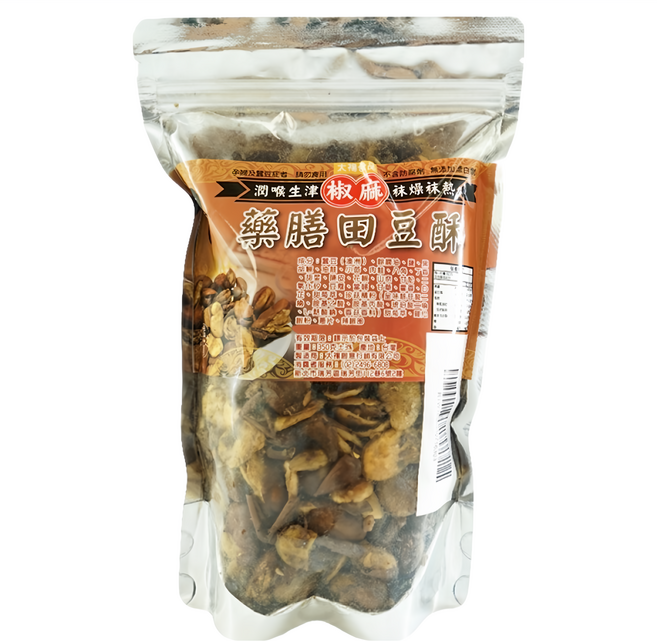 SUNFOOD 太禓食品 嗑蠶澳洲藥膳蠶豆酥 椒麻, 350g, 1包