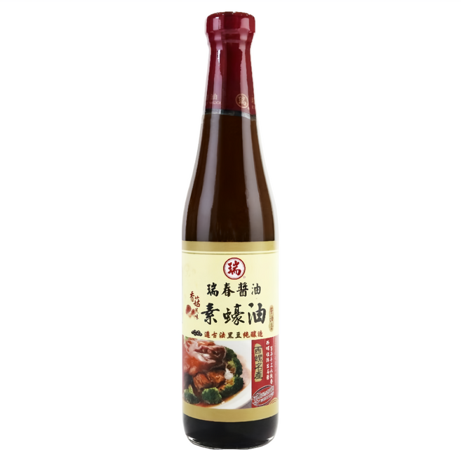 瑞春醬油 香菇素蠔油, 420ml, 1個