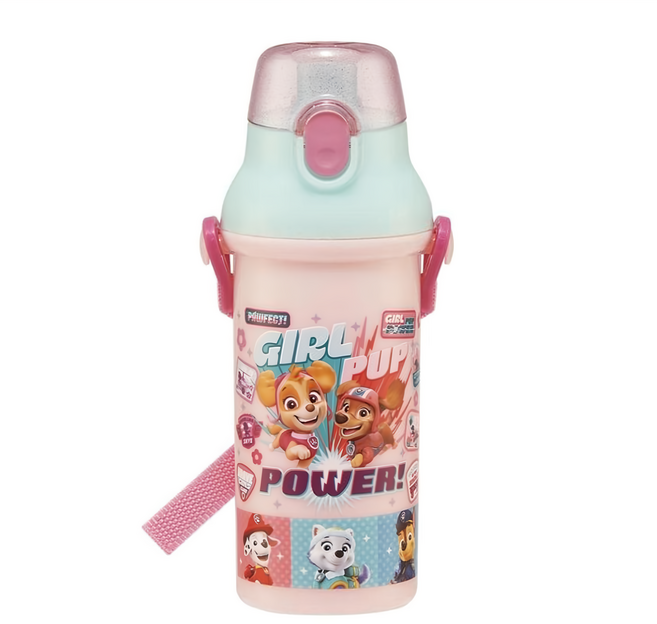 Skater 直飲式水壺 PSB5SANAG, 汪汪隊 POWER粉, 480ml, 1個