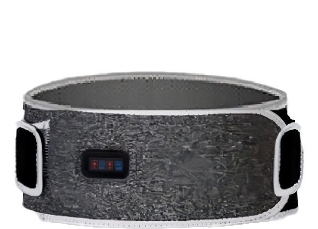 Smart Bearing 智慧魔力 尊爵款充電式遠紅外熱敷震動按摩無線彈力鬆緊護腰帶, 灰色