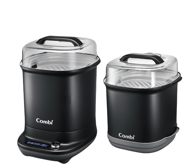 Combi 康貝 GEN3 消毒溫食多用鍋 + 保管箱組 曜石黑, 79107