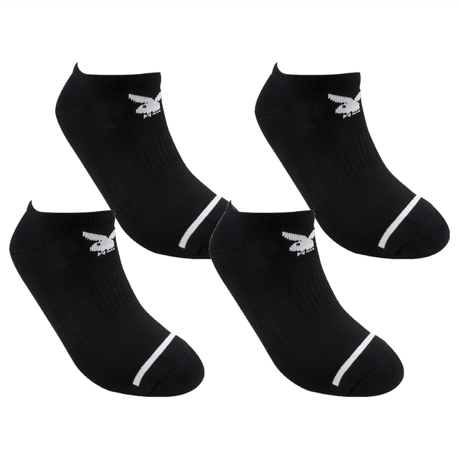 PLAYBOY 簡約厚底運動男船襪 2雙