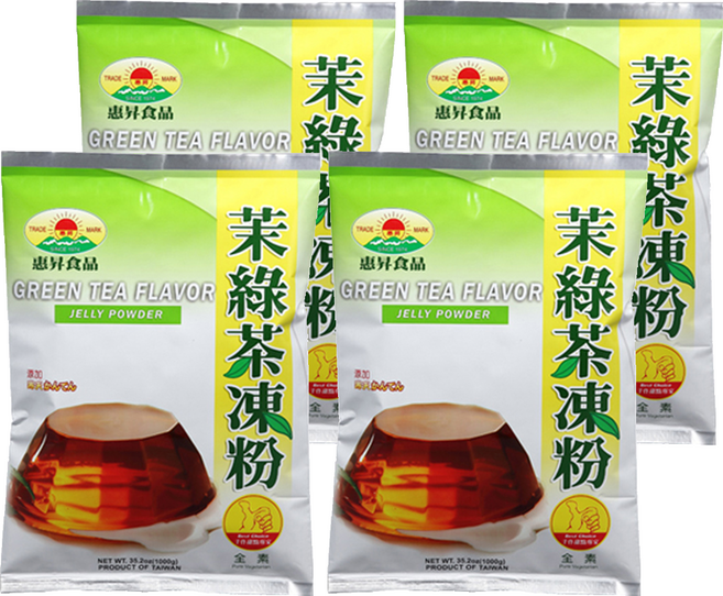 FAIRSEN 惠昇食品 茉綠茶凍粉, 1kg, 4包