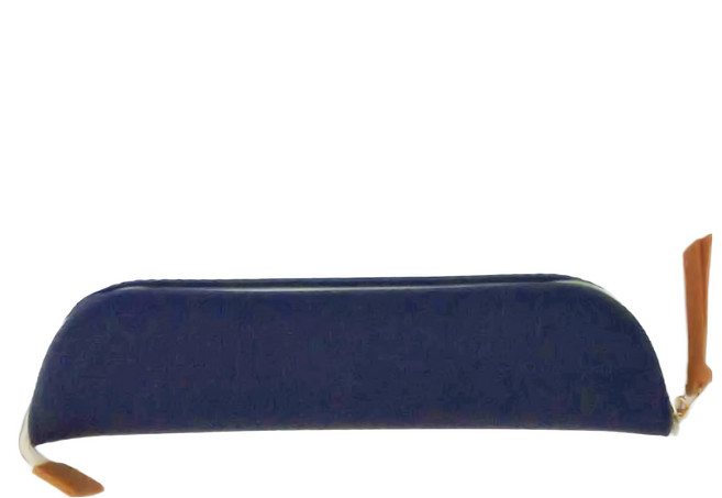 LIHIT LAB. Bloomin 托盤式矽膠筆袋 A-7730-11, 海軍藍, 1個
