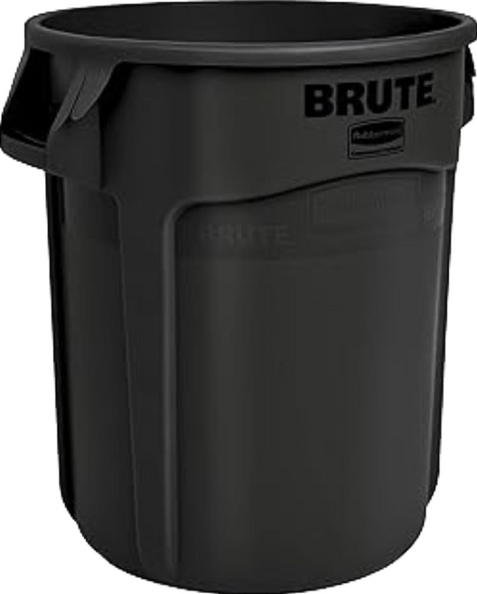 Rubbermaid 樂柏美 BRUTE 儲物桶 76L 垃圾桶, 黑色