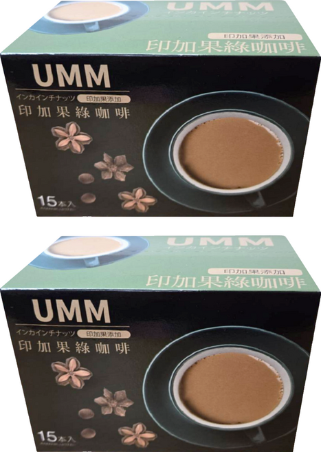 UMM 印加果綠咖啡, 13g, 15包, 2盒