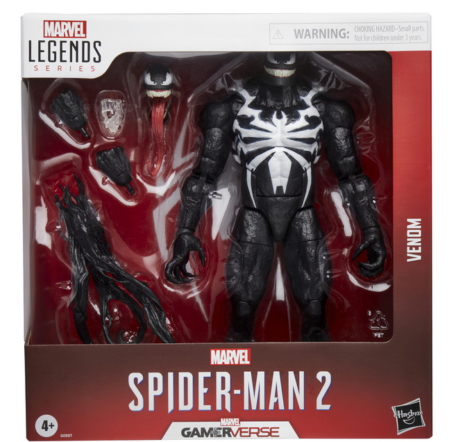 Hasbro 孩之寶 MARVEL 漫威 SPIDER-MAN 蜘蛛人 傳奇電玩宇宙 蜘蛛人2 猛毒豪華人物, 1盒