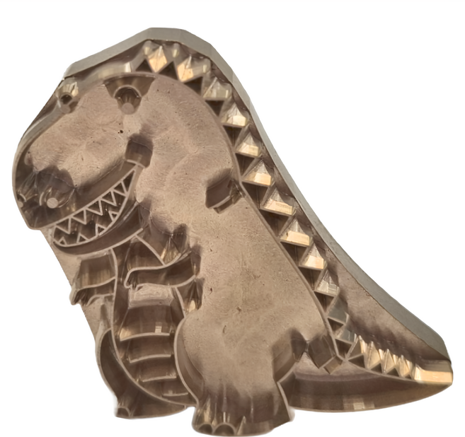 Betty's 焙蒂絲 暴龍銅模 RP2057 4.2 x 3.3cm, 銅色, 1個