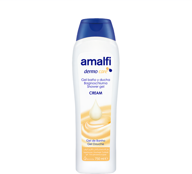 Amalfi 嫩嫩奶油肌乳霜柔細沐浴乳 750ml 歐洲進口, 1瓶