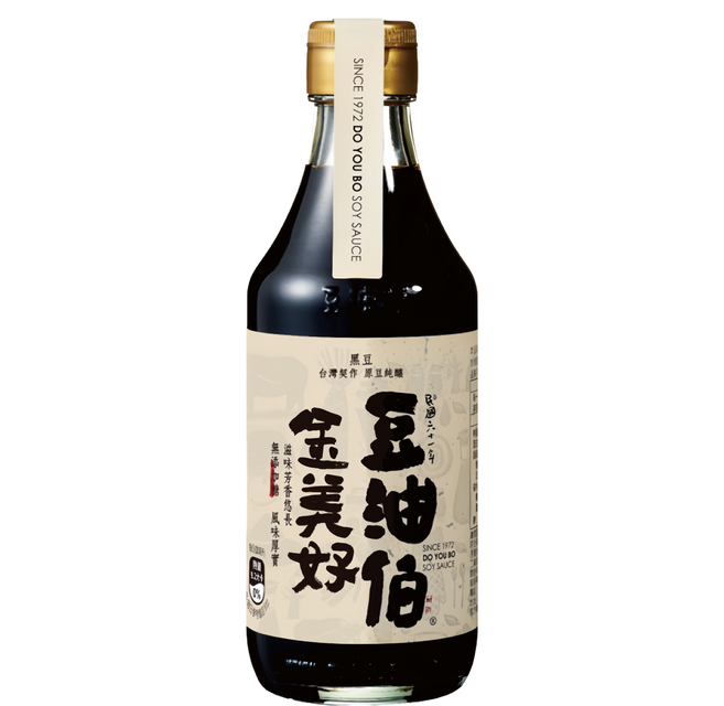豆油伯 金美好無添加糖釀造醬油, 300ml, 1瓶
