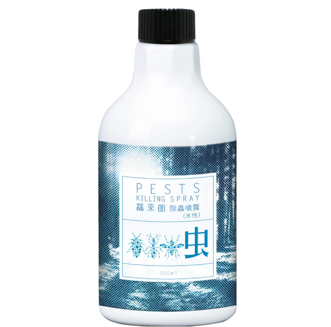 HUKUROU 福來朗 水性除蟲噴霧補充瓶, 500ml, 1瓶