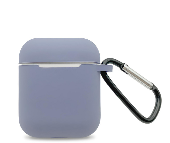 Timo AirPods 純色矽膠保護套, 薰衣草紫, 1個