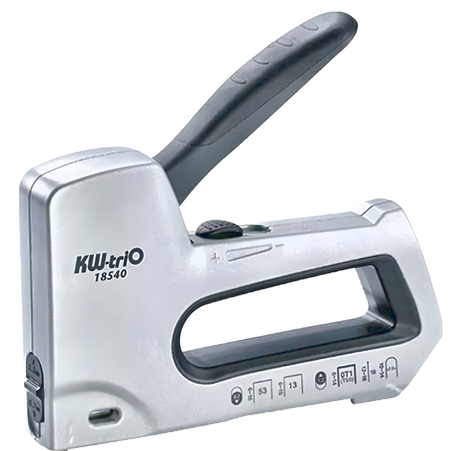 KW-triO 堡勝企業 五合一省力釘槍 底部裝針設計 配合不同針種 安全把柄扣, 1個