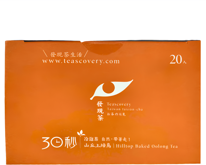 Teascovery 發現茶 冷泡 山丘上焙烏, 3.2g, 20包, 1盒