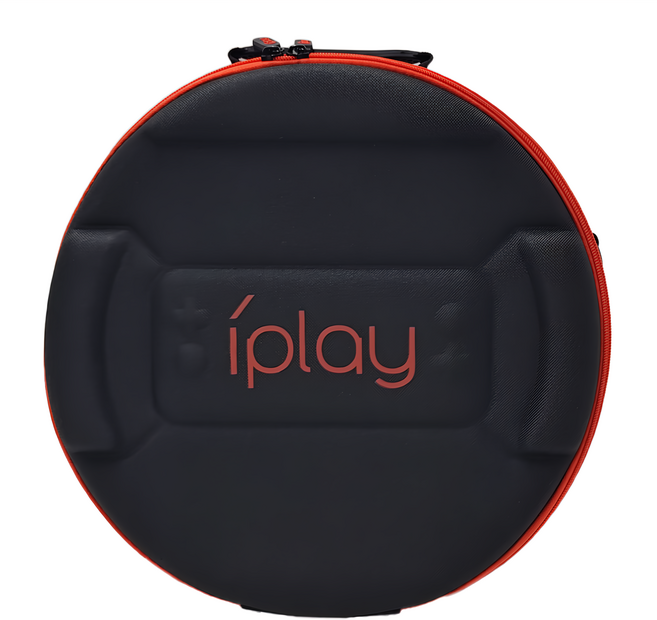 中國 iplay Switch 副廠 健身環 硬殼收納包, 1個, 黑色 + 紅色