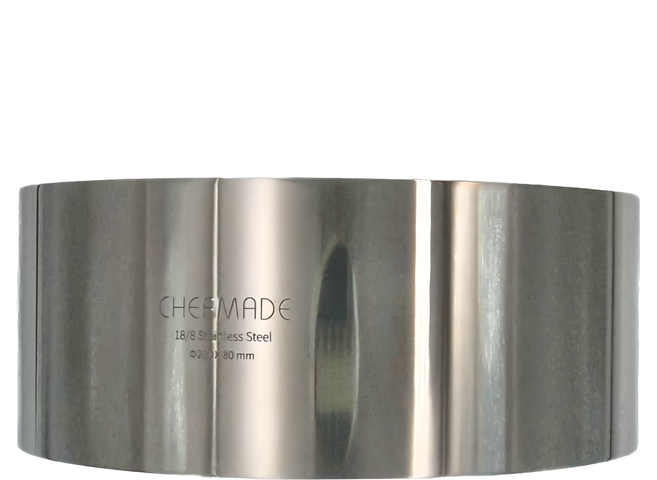 CHEFMADE 學廚 圓形不銹鋼慕斯圈 8cm, 1個