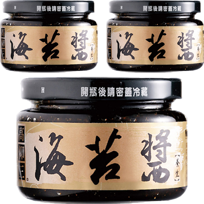 高仰三 海苔醬, 150g, 3罐