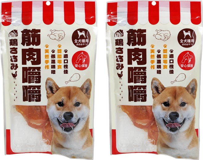 筋肉嚼嚼 甜甜圈 零食 全犬種適用, 蜜汁雞肉, 2包, 80g