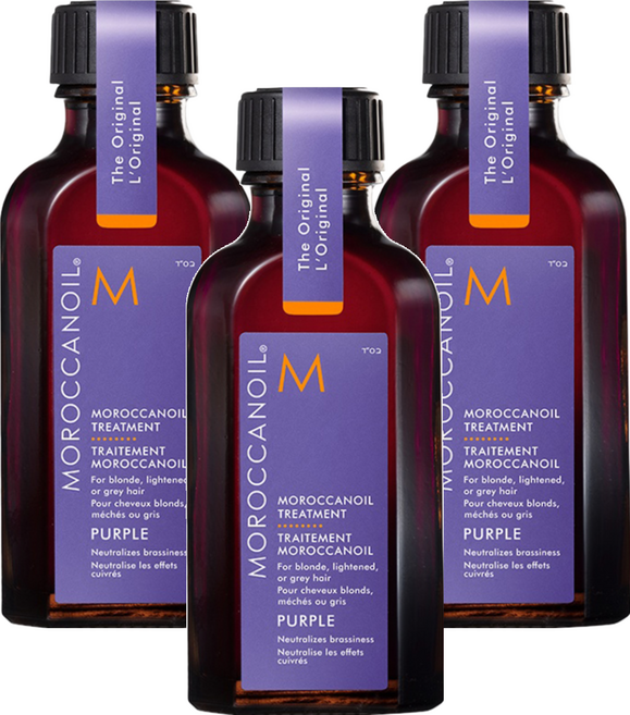 MOROCCANOIL 摩洛哥優油 紫色優油, 50ml, 3瓶