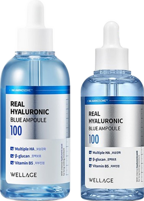WELLAGE 唯拉珠 純粹玻尿酸藍套組 100安瓶 100ml + 75ml, 175ml, 1組