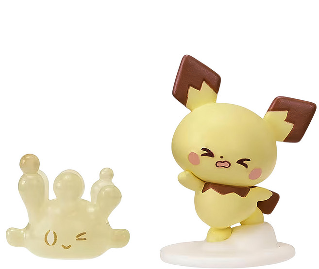 TAKARA TOMY POKEPEACE D氣球 皮丘&小仙奶 800, 1組