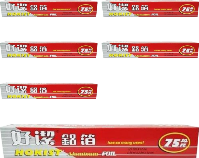 HOKIST 好潔 鋁箔 適用於食品包裝, 22.8m, 6盒
