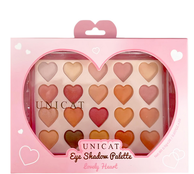 UNICAT 變臉貓 20色眼影盤, 桃花盛開, 1盒