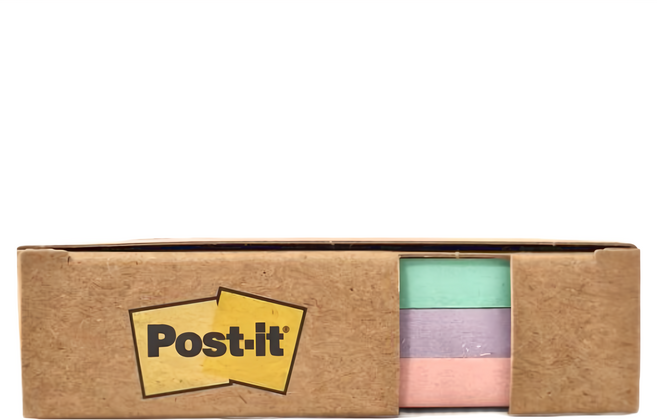 3M Post-it 利貼 狠黏 環保橫格便條紙 101 x 101mm, 粉嫩色系, 210張, 1盒