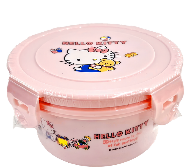 OTTO 崴昇 不鏽鋼環保隔熱碗 KS-6393KT 400ml, Hello Kitty, 1個