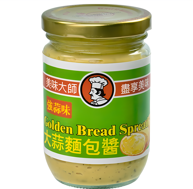 CHEF'S CHOICE 美味大師 大蒜麵包醬 強蒜味, 220g, 1罐