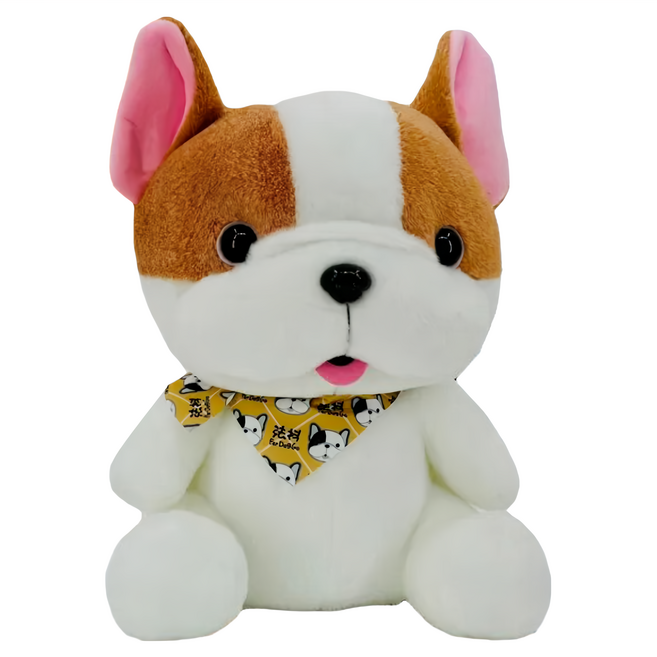 AllBeMine 歐比邁 12吋 法國鬥牛犬娃娃 - 棕色, 1個