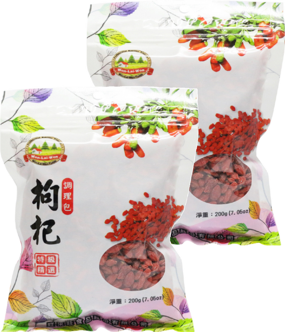 WON LAI WON 旺來旺 調理用枸杞, 200g, 1入, 2包