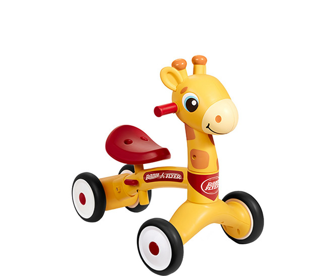 RADIO FLYER 長頸鹿斑奇速可達, 長頸鹿 黃色, 1個