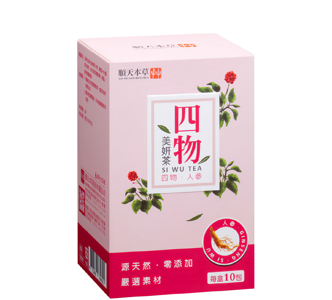 順天本草 四物美妍茶, 5g, 10包, 1盒