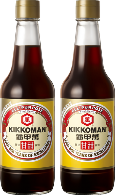 KIKKOMAN 龜甲萬 釀造甘甜醬油, 500ml, 2瓶